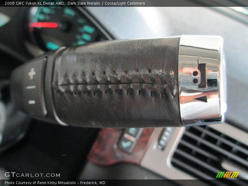 Dark Slate Metallic / Cocoa/Light Cashmere 2008 GMC Yukon XL Denali AWD