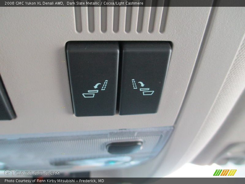 Dark Slate Metallic / Cocoa/Light Cashmere 2008 GMC Yukon XL Denali AWD