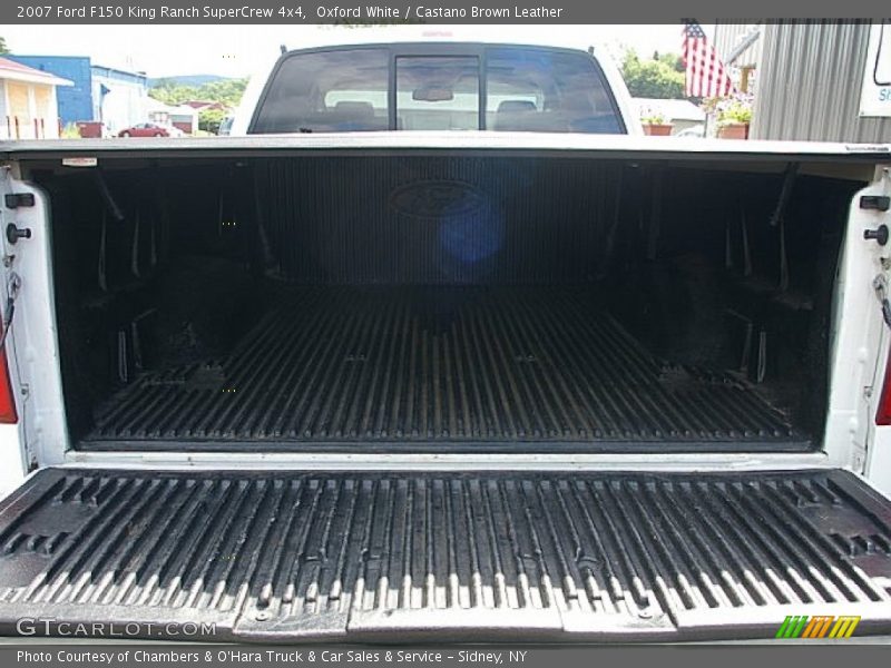 Oxford White / Castano Brown Leather 2007 Ford F150 King Ranch SuperCrew 4x4