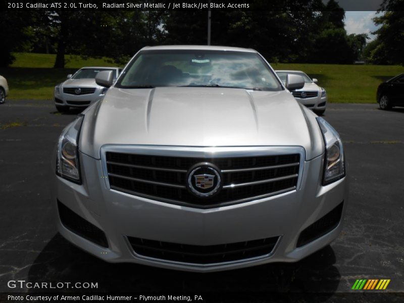 Radiant Silver Metallic / Jet Black/Jet Black Accents 2013 Cadillac ATS 2.0L Turbo