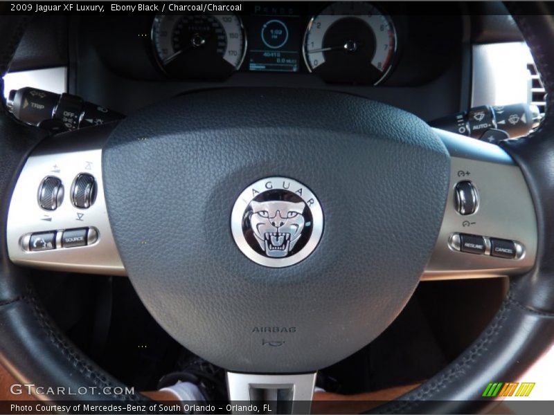 Ebony Black / Charcoal/Charcoal 2009 Jaguar XF Luxury