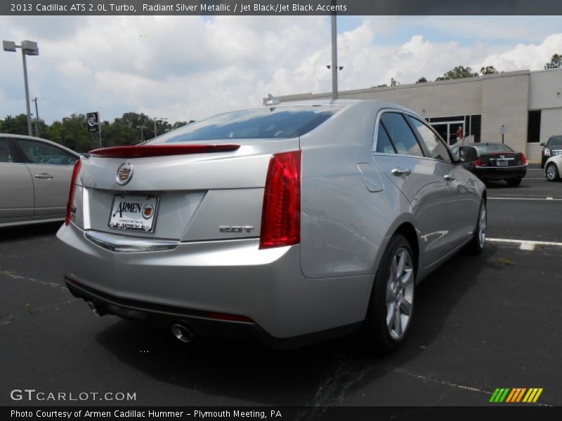 Radiant Silver Metallic / Jet Black/Jet Black Accents 2013 Cadillac ATS 2.0L Turbo