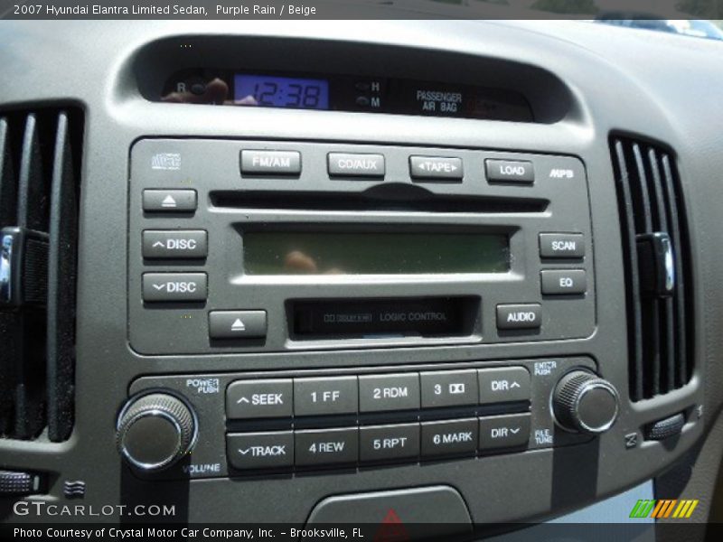 Purple Rain / Beige 2007 Hyundai Elantra Limited Sedan