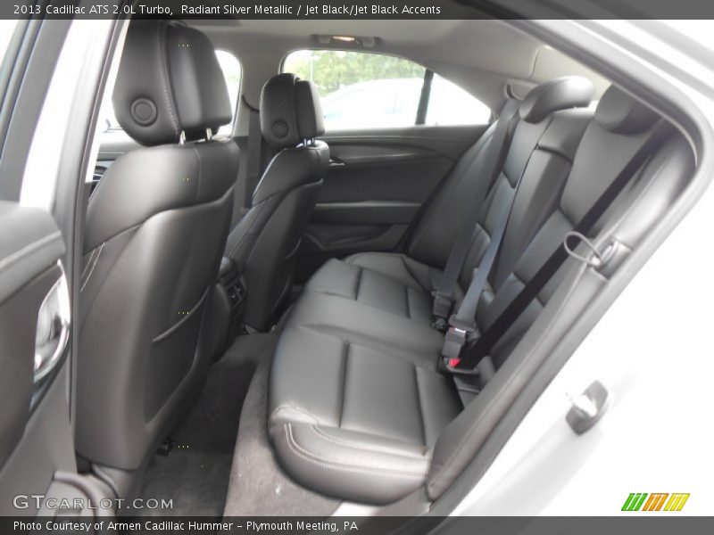 Radiant Silver Metallic / Jet Black/Jet Black Accents 2013 Cadillac ATS 2.0L Turbo