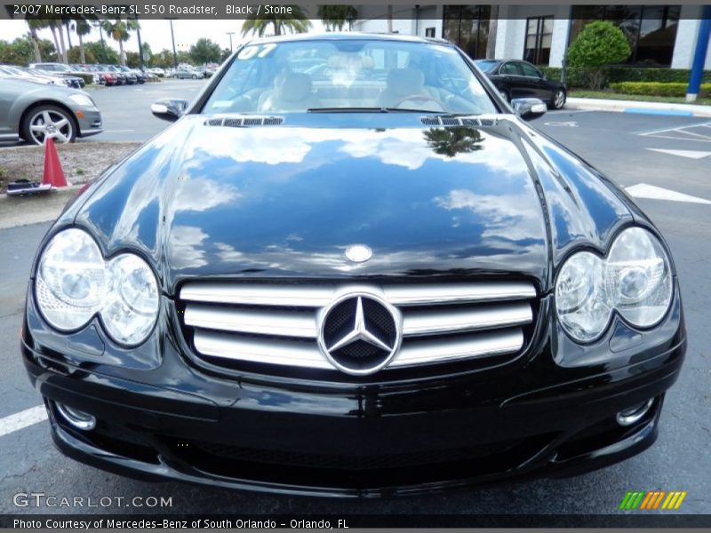 Black / Stone 2007 Mercedes-Benz SL 550 Roadster