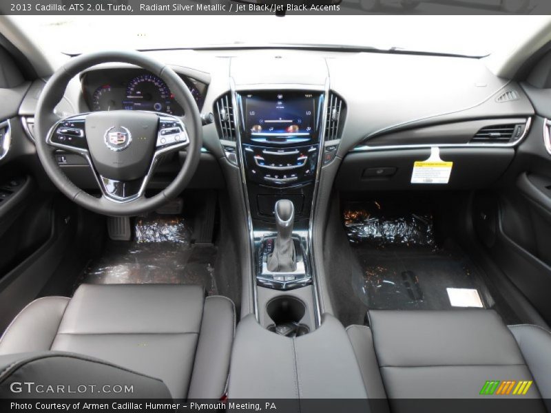Radiant Silver Metallic / Jet Black/Jet Black Accents 2013 Cadillac ATS 2.0L Turbo