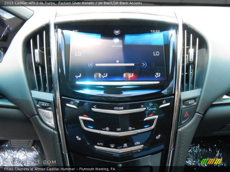 Radiant Silver Metallic / Jet Black/Jet Black Accents 2013 Cadillac ATS 2.0L Turbo
