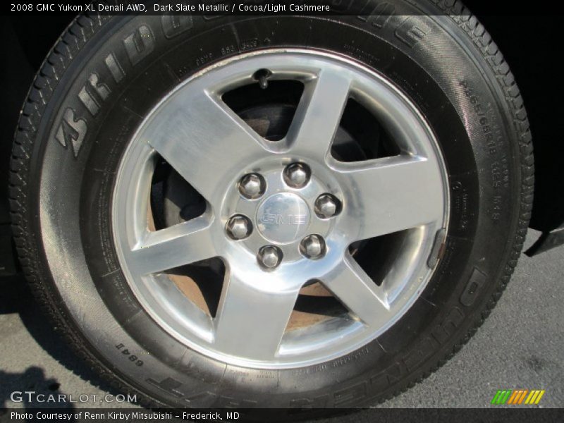 Dark Slate Metallic / Cocoa/Light Cashmere 2008 GMC Yukon XL Denali AWD