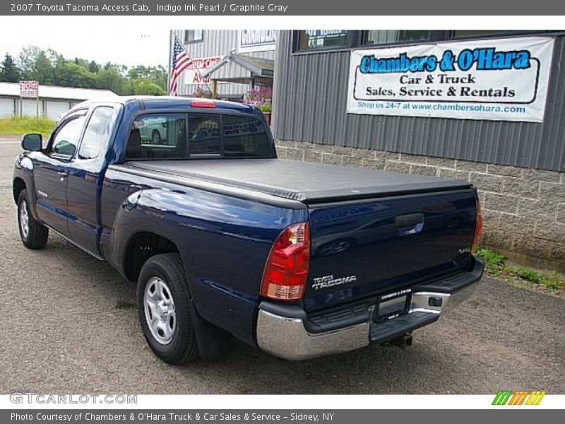 Indigo Ink Pearl / Graphite Gray 2007 Toyota Tacoma Access Cab