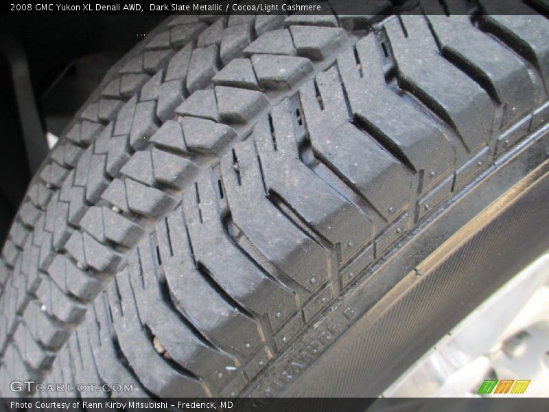 Dark Slate Metallic / Cocoa/Light Cashmere 2008 GMC Yukon XL Denali AWD