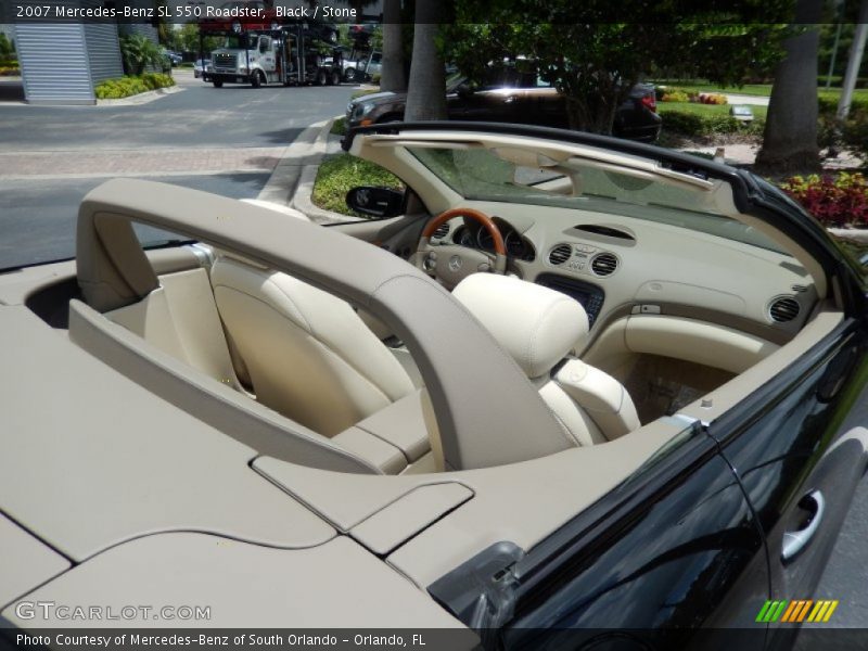 Black / Stone 2007 Mercedes-Benz SL 550 Roadster