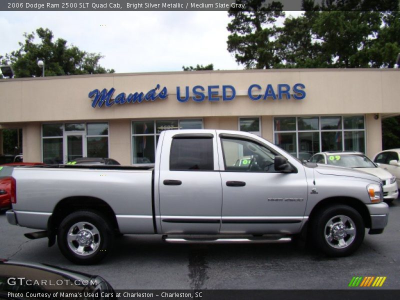 Bright Silver Metallic / Medium Slate Gray 2006 Dodge Ram 2500 SLT Quad Cab