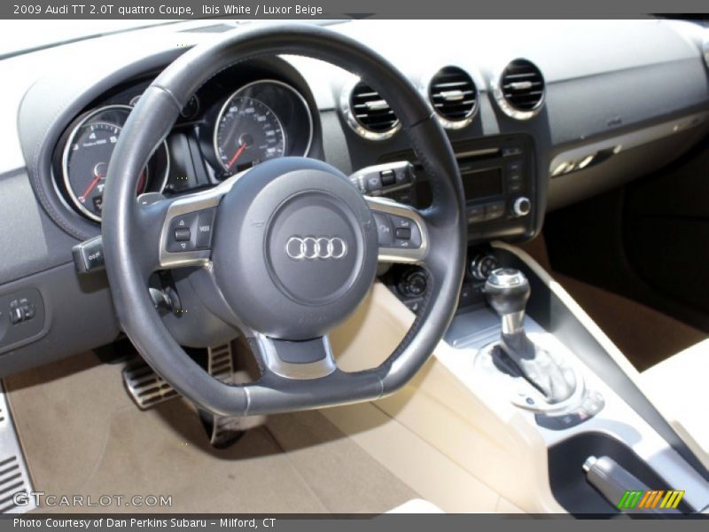 Ibis White / Luxor Beige 2009 Audi TT 2.0T quattro Coupe