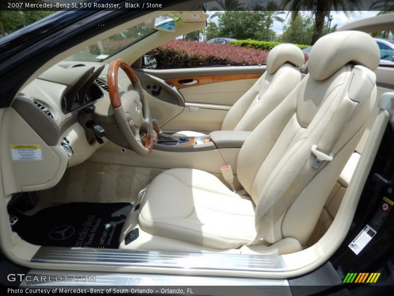 Black / Stone 2007 Mercedes-Benz SL 550 Roadster