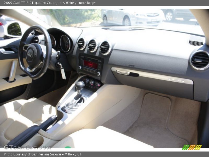 Ibis White / Luxor Beige 2009 Audi TT 2.0T quattro Coupe