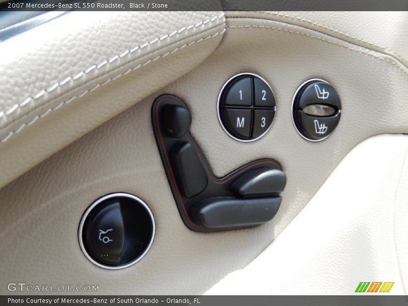 Black / Stone 2007 Mercedes-Benz SL 550 Roadster