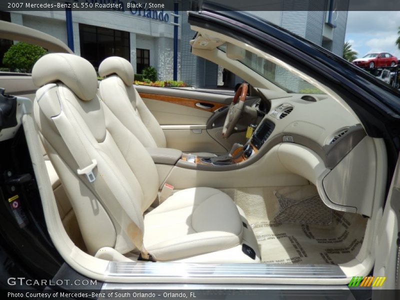 Black / Stone 2007 Mercedes-Benz SL 550 Roadster