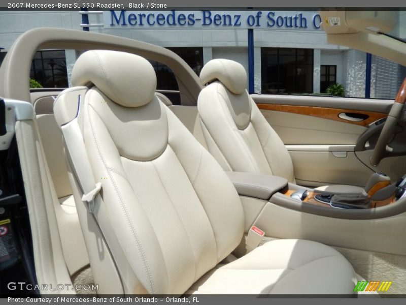 Black / Stone 2007 Mercedes-Benz SL 550 Roadster