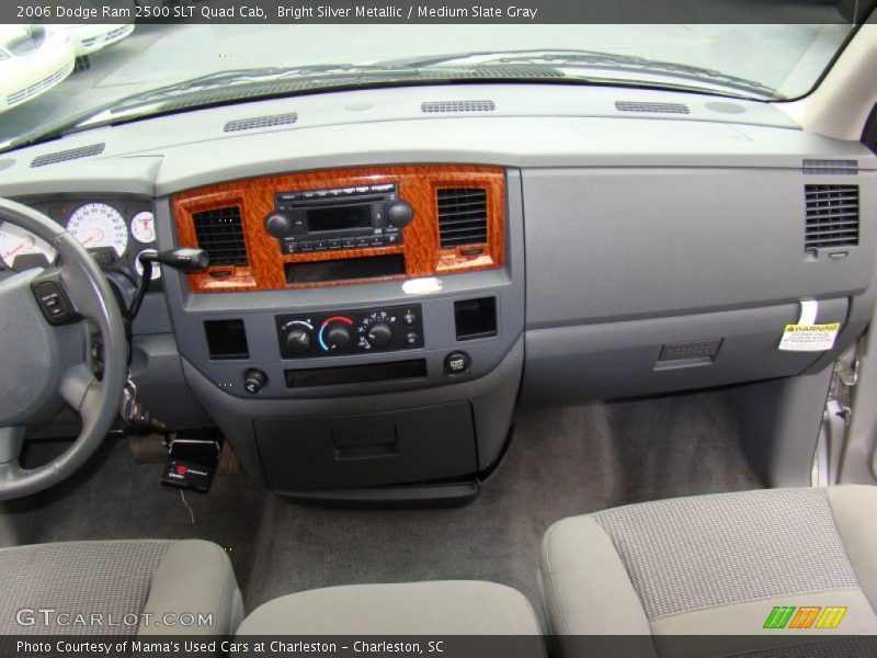 Bright Silver Metallic / Medium Slate Gray 2006 Dodge Ram 2500 SLT Quad Cab