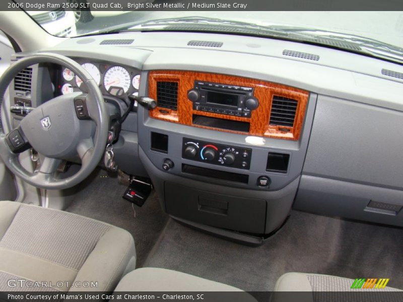 Bright Silver Metallic / Medium Slate Gray 2006 Dodge Ram 2500 SLT Quad Cab