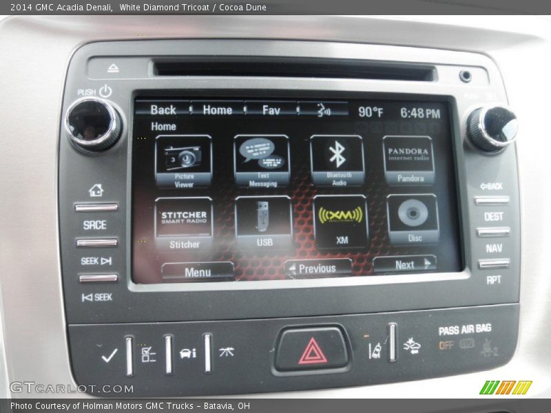 Controls of 2014 Acadia Denali