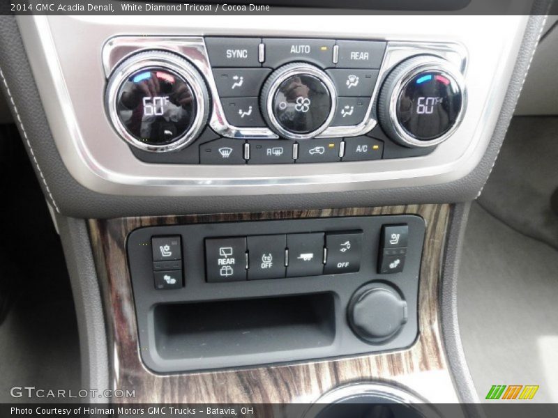 Controls of 2014 Acadia Denali