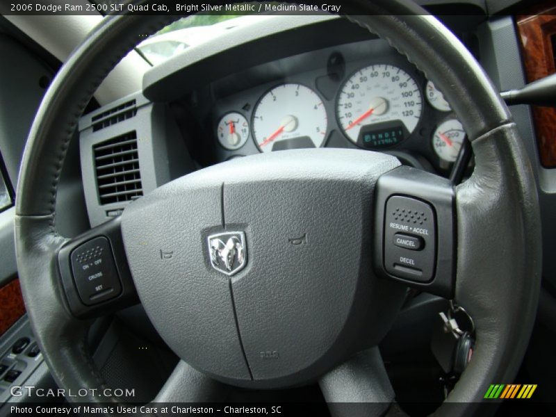 Bright Silver Metallic / Medium Slate Gray 2006 Dodge Ram 2500 SLT Quad Cab