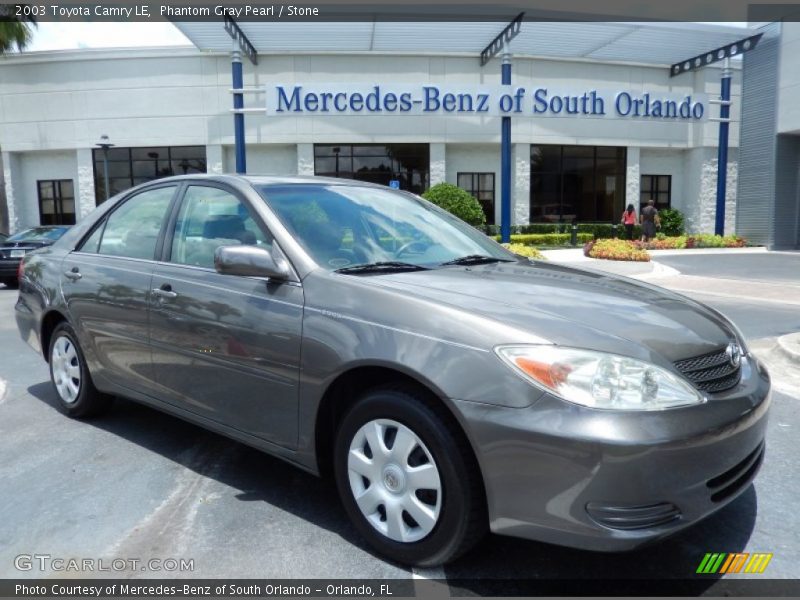 Phantom Gray Pearl / Stone 2003 Toyota Camry LE