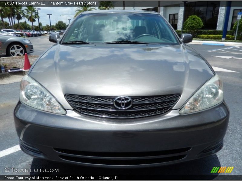 Phantom Gray Pearl / Stone 2003 Toyota Camry LE