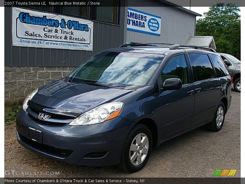 Nautical Blue Metallic / Stone 2007 Toyota Sienna LE