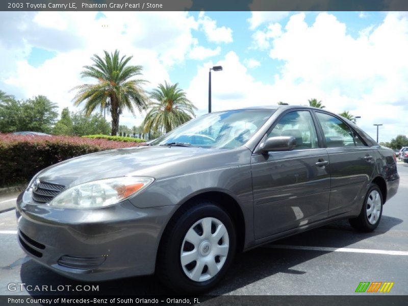 Phantom Gray Pearl / Stone 2003 Toyota Camry LE