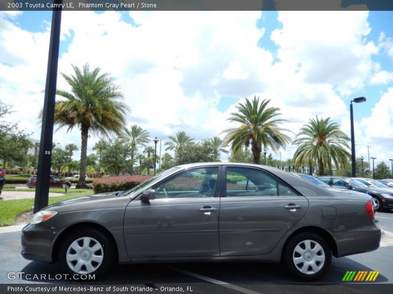 Phantom Gray Pearl / Stone 2003 Toyota Camry LE
