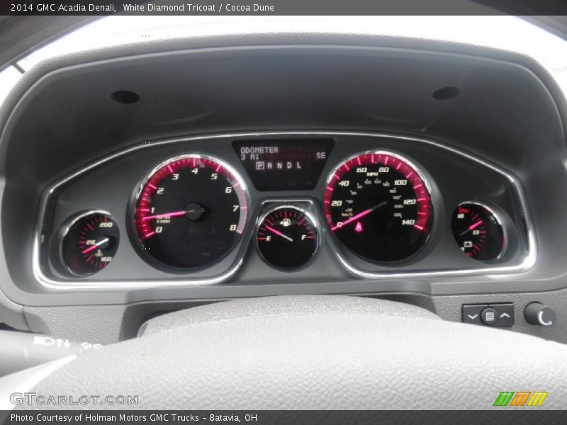  2014 Acadia Denali Denali Gauges