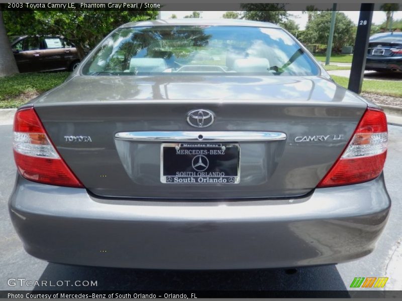 Phantom Gray Pearl / Stone 2003 Toyota Camry LE
