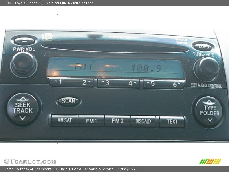 Nautical Blue Metallic / Stone 2007 Toyota Sienna LE