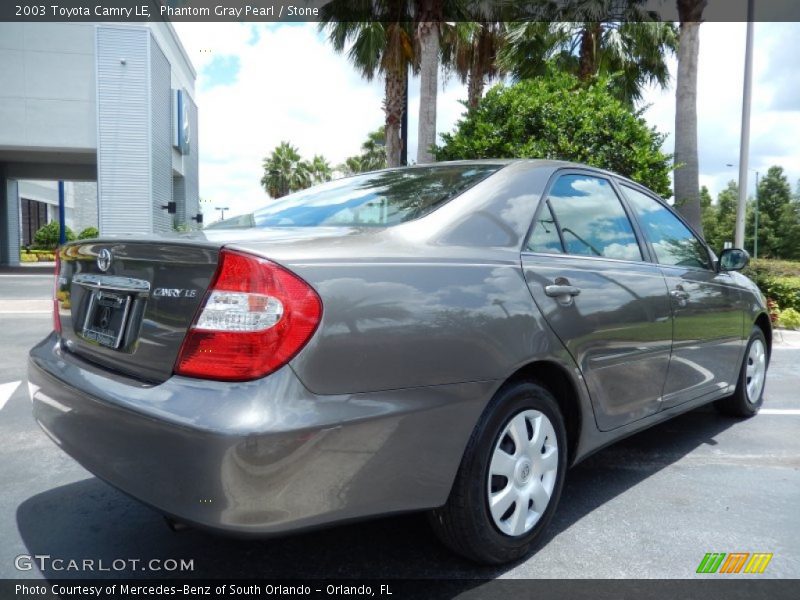 Phantom Gray Pearl / Stone 2003 Toyota Camry LE
