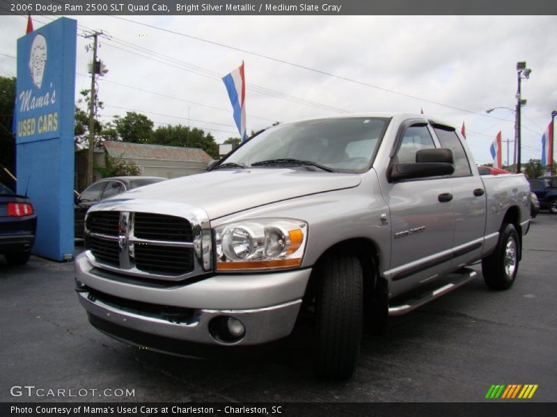 Bright Silver Metallic / Medium Slate Gray 2006 Dodge Ram 2500 SLT Quad Cab
