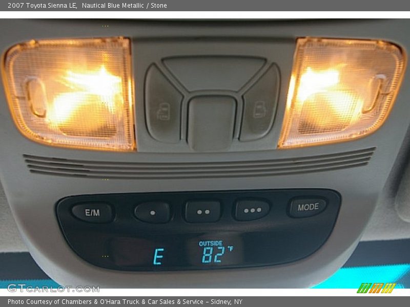 Nautical Blue Metallic / Stone 2007 Toyota Sienna LE