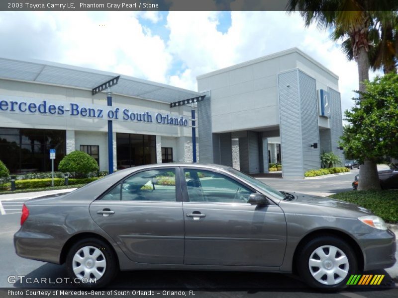 Phantom Gray Pearl / Stone 2003 Toyota Camry LE