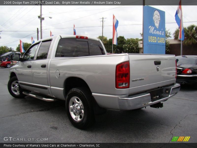 Bright Silver Metallic / Medium Slate Gray 2006 Dodge Ram 2500 SLT Quad Cab