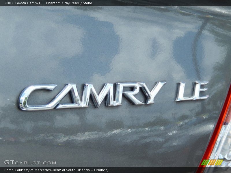 Phantom Gray Pearl / Stone 2003 Toyota Camry LE