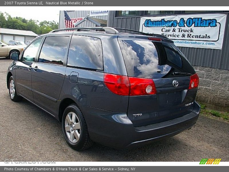 Nautical Blue Metallic / Stone 2007 Toyota Sienna LE