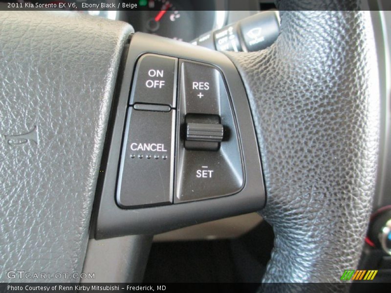 Ebony Black / Beige 2011 Kia Sorento EX V6