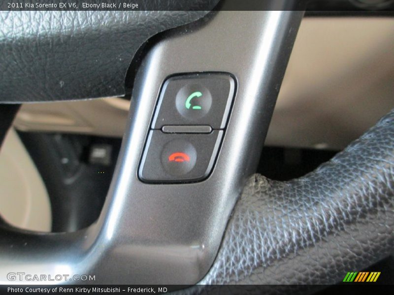 Ebony Black / Beige 2011 Kia Sorento EX V6