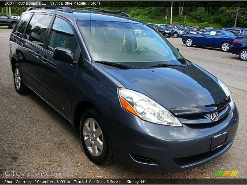 Nautical Blue Metallic / Stone 2007 Toyota Sienna LE