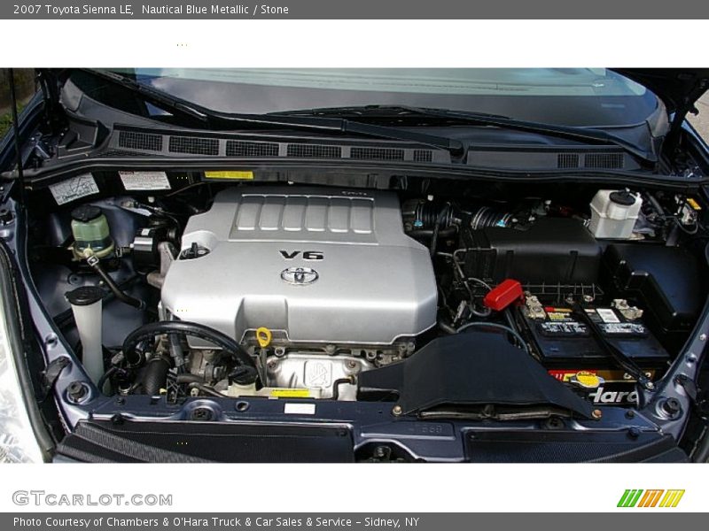 Nautical Blue Metallic / Stone 2007 Toyota Sienna LE