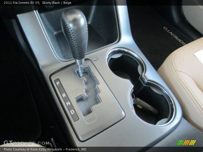 Ebony Black / Beige 2011 Kia Sorento EX V6