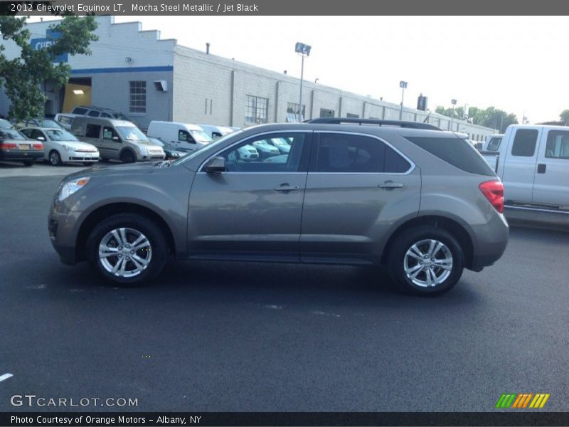 Mocha Steel Metallic / Jet Black 2012 Chevrolet Equinox LT
