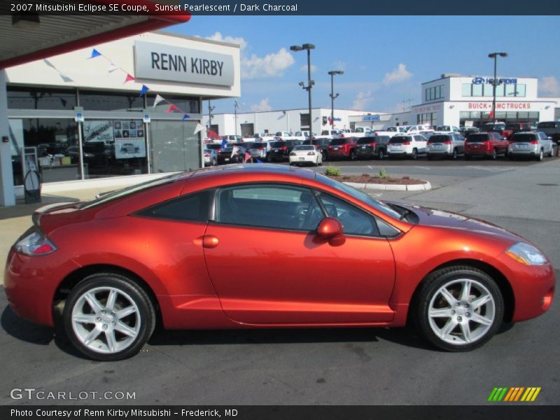 Sunset Pearlescent / Dark Charcoal 2007 Mitsubishi Eclipse SE Coupe
