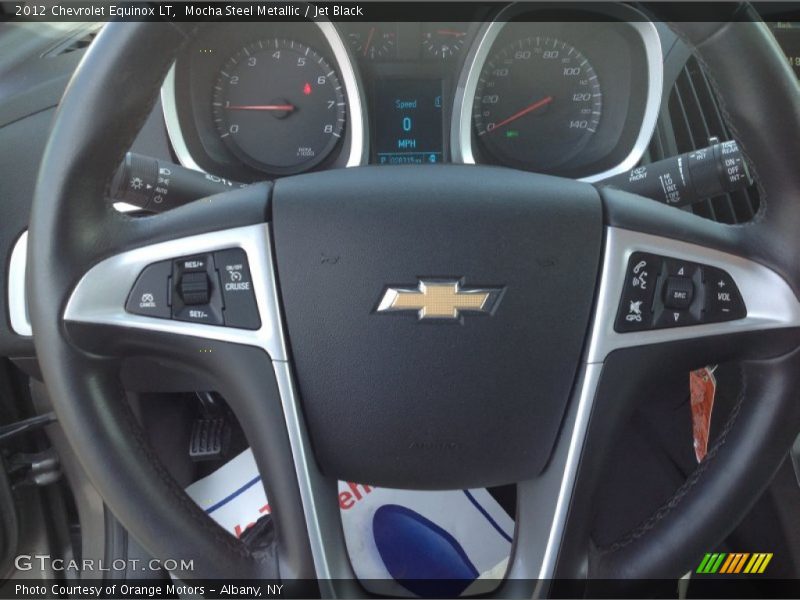 Mocha Steel Metallic / Jet Black 2012 Chevrolet Equinox LT